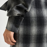 Abito donna corto Narissa a quadri grigio NARISSA DARKGREYCHECK IRO 
