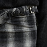 Gonna donna midi Nylane a quadri grigio NYLANE DARKGREYCHECK IRO 