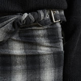 Gonna donna midi Nylane a quadri grigio NYLANE DARKGREYCHECK IRO 