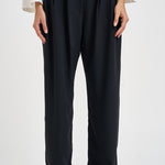 Pantalone donna fluido nero OAKLAND BLACK IRO 