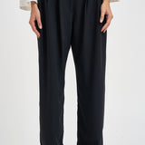Pantalone donna fluido nero OAKLAND BLACK IRO 