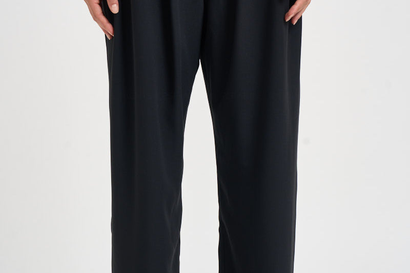 Pantalone donna fluido nero OAKLAND BLACK IRO 