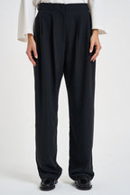 Pantalone donna fluido nero OAKLAND BLACK IRO 