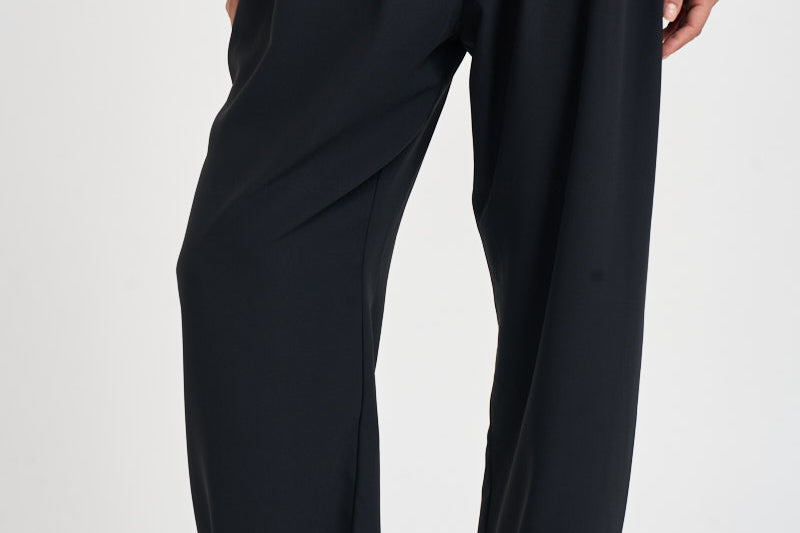 Pantalone donna fluido nero OAKLAND BLACK IRO 