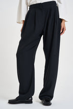 Pantalone donna fluido nero OAKLAND BLACK IRO 