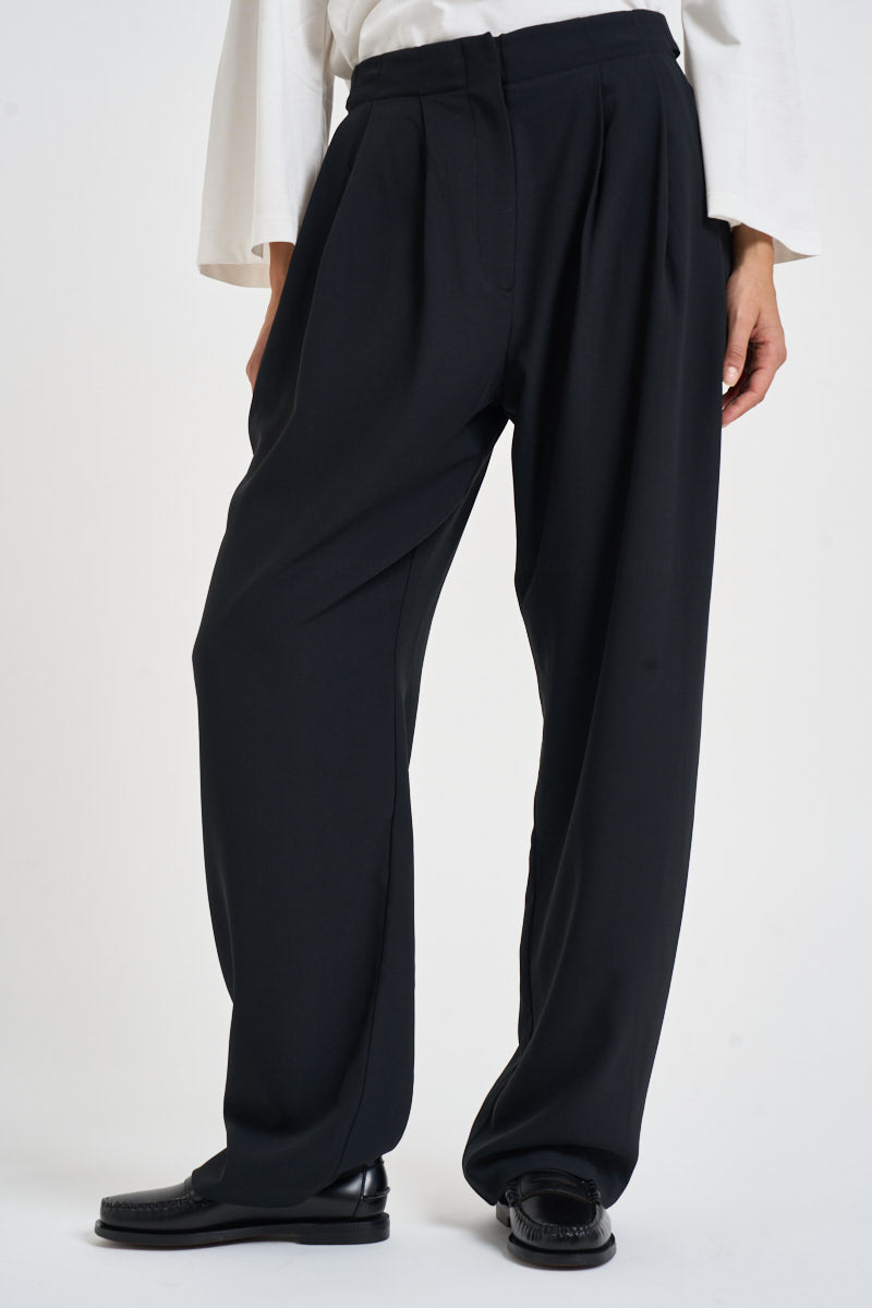 Pantalone donna fluido nero OAKLAND BLACK IRO 