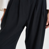 Pantalone donna fluido nero OAKLAND BLACK IRO 