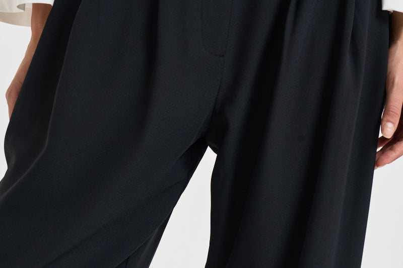 Pantalone donna fluido nero OAKLAND BLACK IRO 