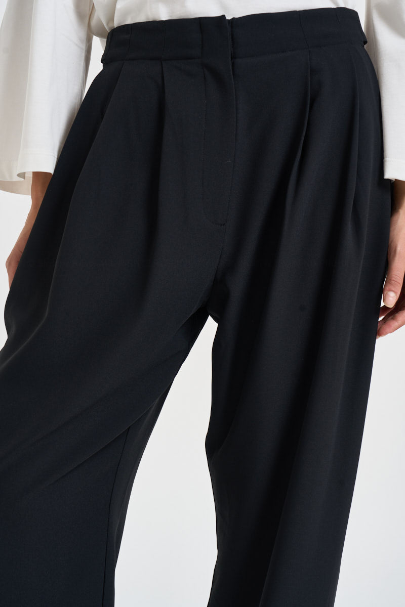 Pantalone donna fluido nero OAKLAND BLACK IRO 