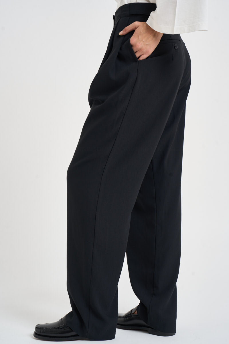 Pantalone donna fluido nero OAKLAND BLACK IRO 