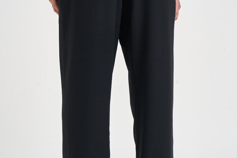 Pantalone donna fluido nero OAKLAND BLACK IRO 