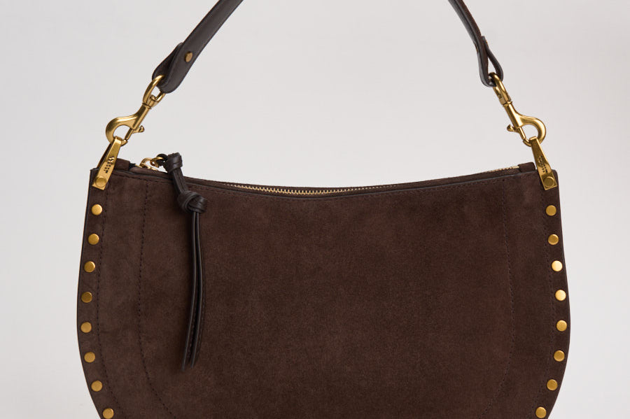 Borsa donna Oskan soft zipped testa di moro BF0066FA B2C03M50CF ISABEL MARANT 
