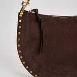 Borsa donna Oskan soft zipped testa di moro BF0066FA B2C03M50CF ISABEL MARANT 