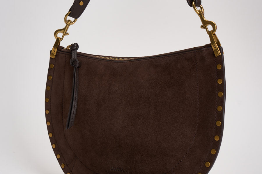 Borsa donna Oskan soft zipped testa di moro BF0066FA B2C03M50CF ISABEL MARANT 