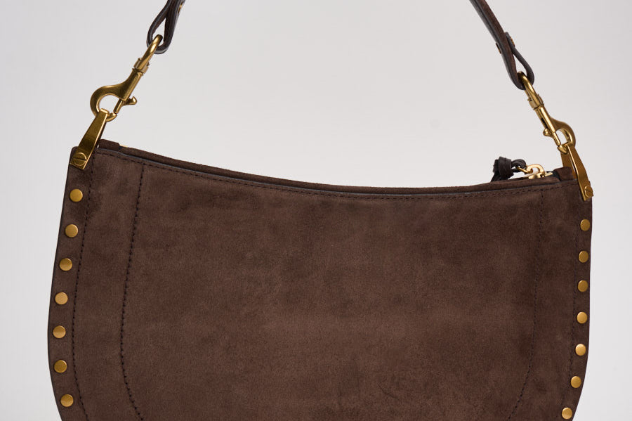 Borsa donna Oskan soft zipped testa di moro BF0066FA B2C03M50CF ISABEL MARANT 