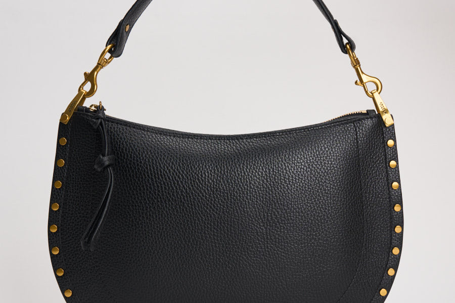 Borsa donna Oskan soft zipped nera BF0066FA C3C22M01BK ISABEL MARANT 