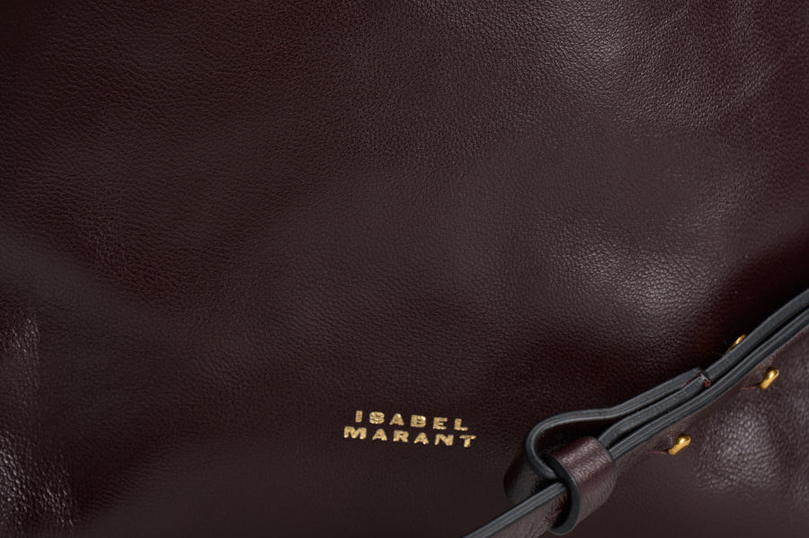 Borsa donna Silven Mini in pelle bordeaux BF0133FA C3C05M80BY ISABEL MARANT 
