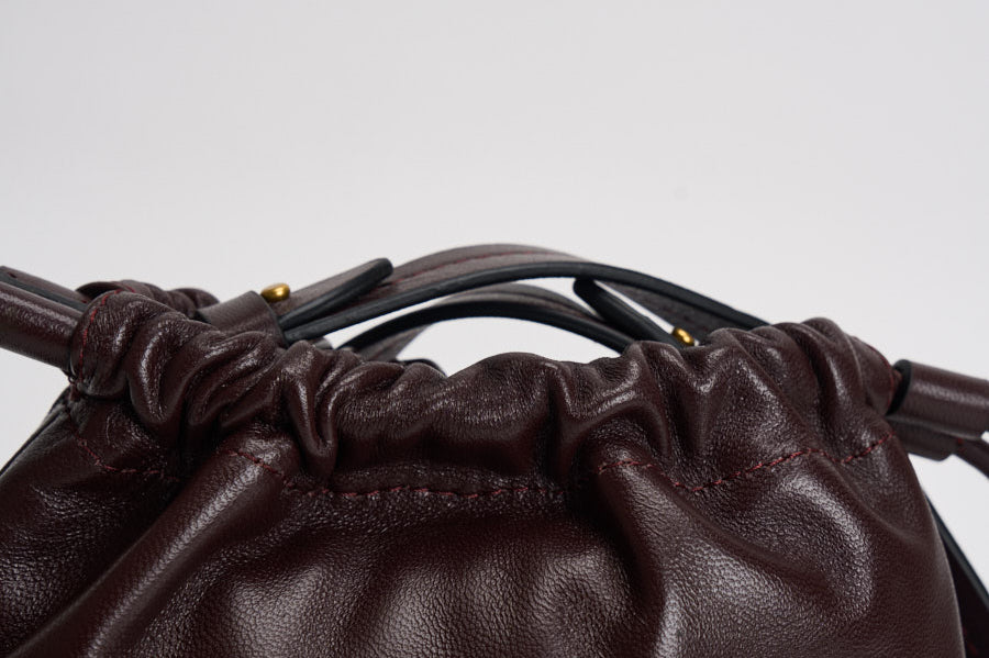 Borsa donna Silven Mini a tracolla vinaccia BF0133FA C3C05M80BY ISABEL MARANT 