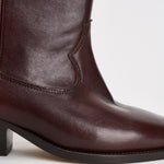 Stivale donna Duerto in pelle mogano BO0003FA D3A33S50MY ISABEL MARANT 