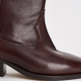 Stivale donna Duerto in pelle mogano BO0003FA D3A33S50MY ISABEL MARANT 