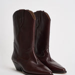 Stivale donna Duerto in pelle mogano BO0003FA D3A33S50MY ISABEL MARANT 