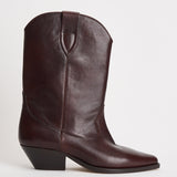 Stivale donna Duerto in pelle mogano BO0003FA D3A33S50MY ISABEL MARANT 