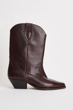 Stivale donna Duerto in pelle mogano BO0003FA D3A33S50MY ISABEL MARANT 
