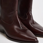 Stivale donna Duerto in pelle mogano BO0003FA D3A33S50MY ISABEL MARANT 