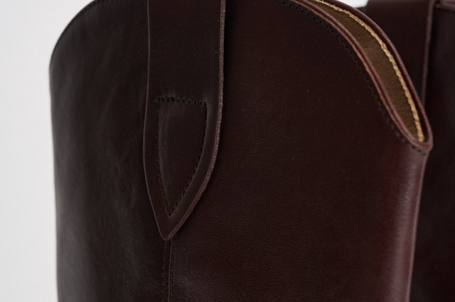 Stivale donna Duerto in pelle mogano BO0003FA D3A33S50MY ISABEL MARANT 