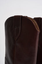 Stivale donna Duerto in pelle mogano BO0003FA D3A33S50MY ISABEL MARANT 