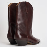 Stivale donna Duerto in pelle mogano BO0003FA D3A33S50MY ISABEL MARANT 