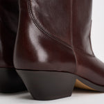 Stivale donna Duerto in pelle mogano BO0003FA D3A33S50MY ISABEL MARANT 