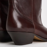 Stivale donna Duerto in pelle mogano BO0003FA D3A33S50MY ISABEL MARANT 