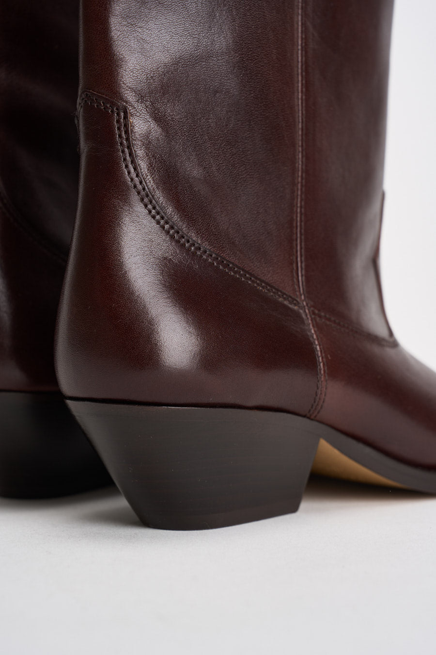 Stivale donna Duerto in pelle mogano BO0003FA D3A33S50MY ISABEL MARANT 