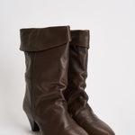 Stivali donna Dalby in pelle marrone BO0188FA C1A19S50DZ ISABEL MARANT 
