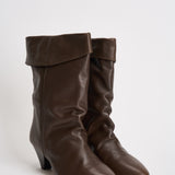 Stivali donna Dalby in pelle marrone BO0188FA C1A19S50DZ ISABEL MARANT 