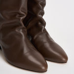 Stivali donna Dalby in pelle marrone BO0188FA C1A19S50DZ ISABEL MARANT 