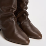 Stivali donna Dalby in pelle marrone BO0188FA C1A19S50DZ ISABEL MARANT 