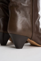 Stivali donna Dalby in pelle marrone BO0188FA C1A19S50DZ ISABEL MARANT 