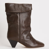 Stivali donna Dalby in pelle marrone BO0188FA C1A19S50DZ ISABEL MARANT 