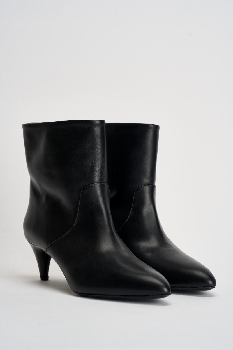 Stivaletti donna in pelle liscia neri BO0304FA D4A08S01BK ISABEL MARANT 