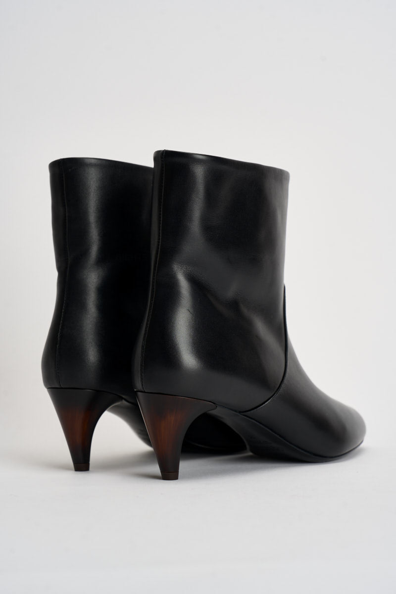 Stivaletti donna in pelle liscia neri BO0304FA D4A08S01BK ISABEL MARANT 