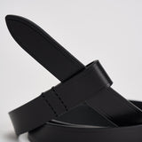 Cintura donna Kirka in pelle nera CE248CFA A3B65A01BK ISABEL MARANT 
