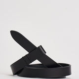 Cintura donna Kirka in pelle nera CE248CFA A3B65A01BK ISABEL MARANT 