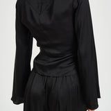 Blusa donna Neame drappeggiata nera HT0894FA D3J13I01BK ISABEL MARANT 