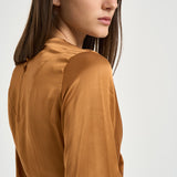 Blusa donna Neame drappeggiata tabacco HT0894FA D3J13I50CA ISABEL MARANT 