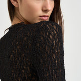 Top donna Brany in pizzo nero HT0926FA D3J17I01BK ISABEL MARANT 