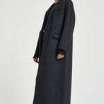 Cappotto donna Clesa lungo grigio antracite MA0575FA D3D03I02AN ISABEL MARANT 