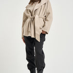 Cappotto donna Ceaton corto avorio MA0580FA D3D03I23SD ISABEL MARANT 