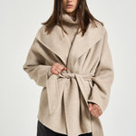 Cappotto donna Ceaton corto avorio MA0580FA D3D03I23SD ISABEL MARANT 